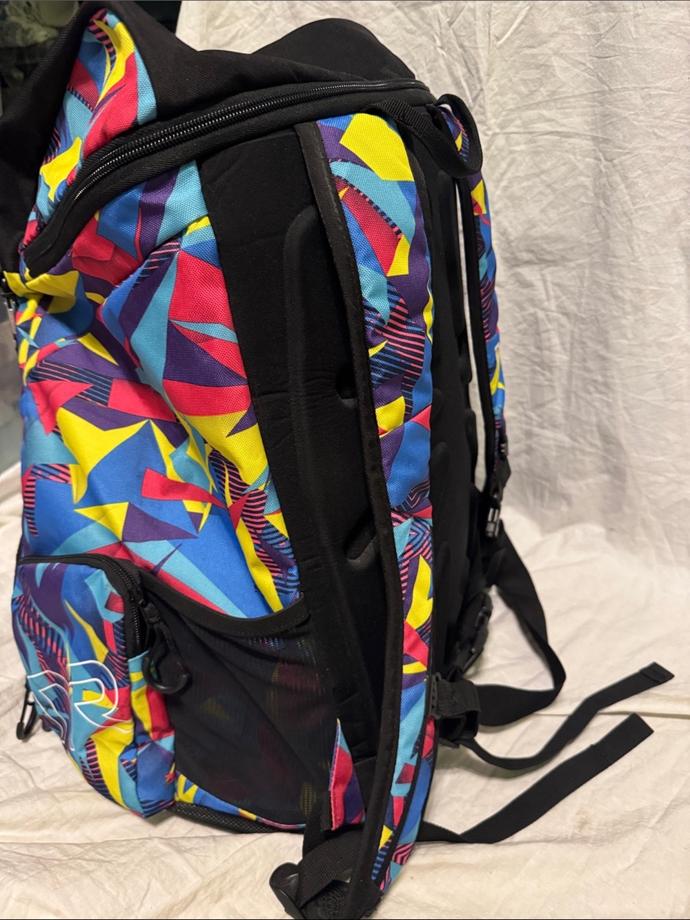 TYR Multicolor Geometric Backpack - Bold Pattern - Picture 3 of 6